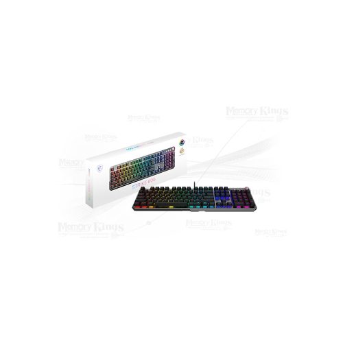TECLADO Gaming MSI STRIKE 600 SILENT SWITCHES RGB