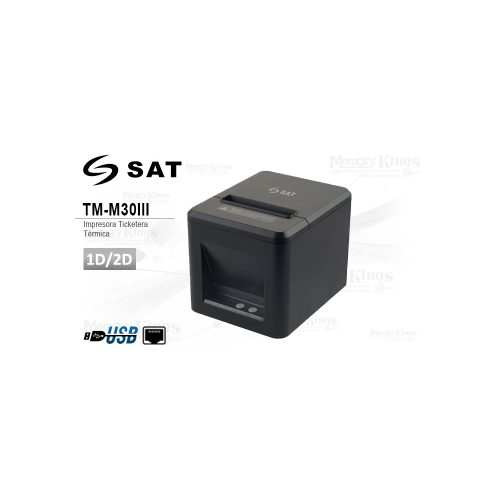 IMPRESORA Termica SAT Q22UE USB Ethernet 1D 2D