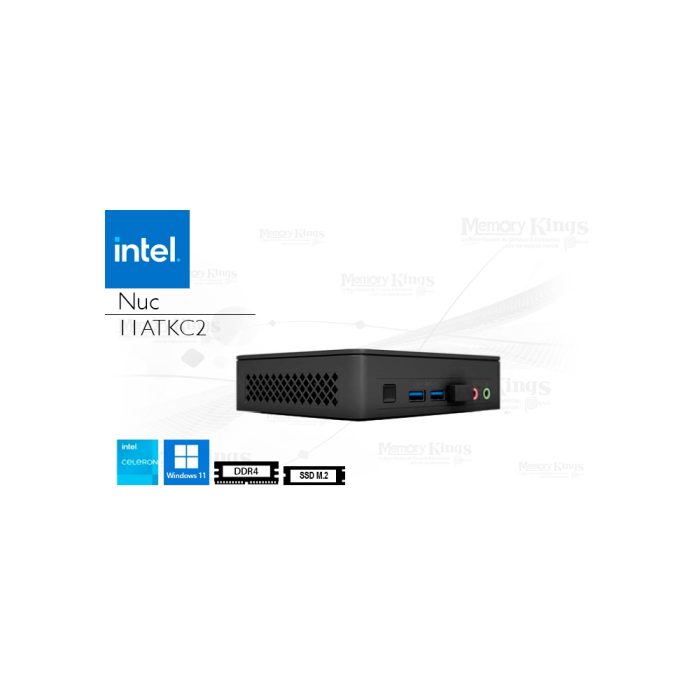 PC Mini Intel NUC Celeron N4505, 16GB RAM, 512GB SSD, Gráficos Intel UHD, Windows 11 Pro