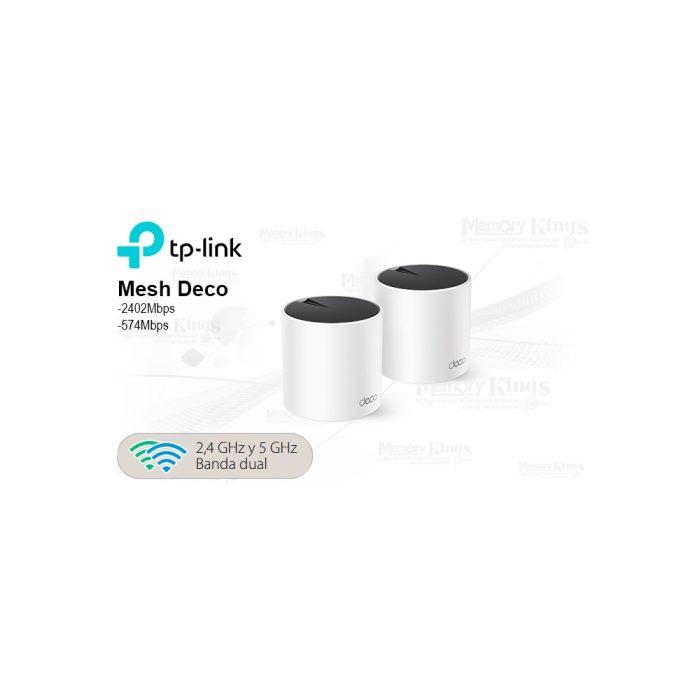 Router TP-Link Deco X55 Mesh AX3000, Doble Banda, Alta Velocidad, Conectividad WiFi 6