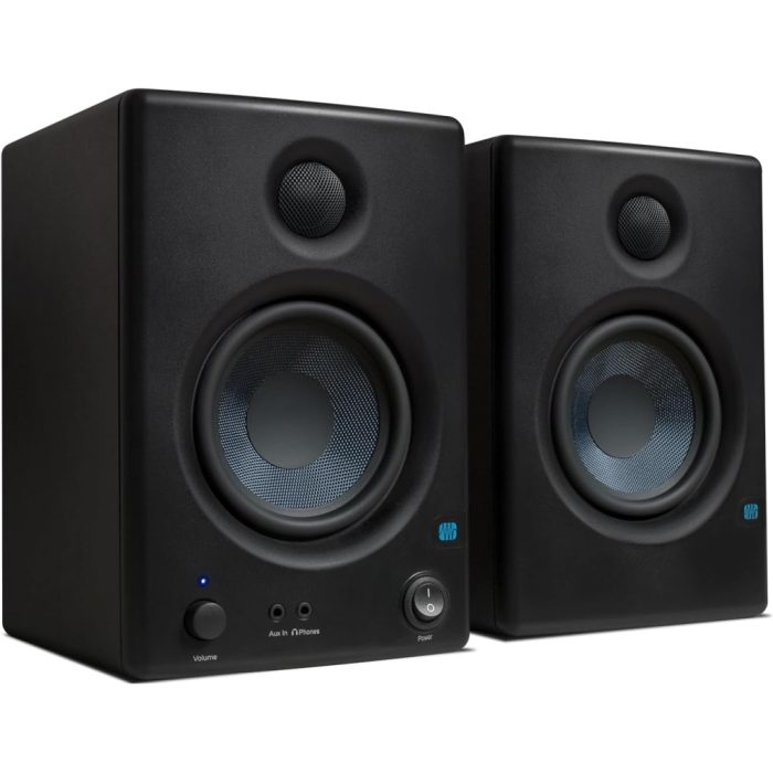 Monitores de Estudio PreSonus Eris E4.5 - Par de Monitores Activos de Campo Cercano 4.5"