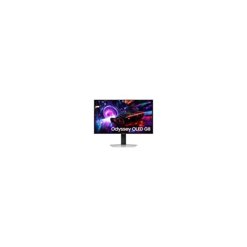 Monitor de juego OLED Samsung Odyssey OLED G8 S27FG810SN 27" Class 4K UHD - 16:9 - Plata - 68.6cm (27") Viewable - OLED - 3840 x 2160 - Mil millones de colores - FreeSync Premium Pro - 250cd/m² - 0ms - 240Hz Refresh Rate - HDMI - DisplayPort