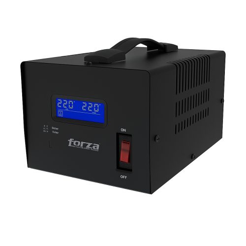 Forza - Automatic voltage regulator - External - AC 220 V - 3 Tomas de Corriente - 6000 VA