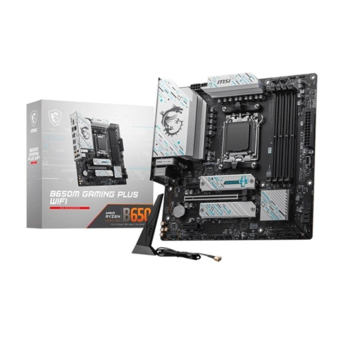 MSI - 824142350621 - Motherboard - Micro ATX - Socket AM5 - AMD B650 - para Ryzen