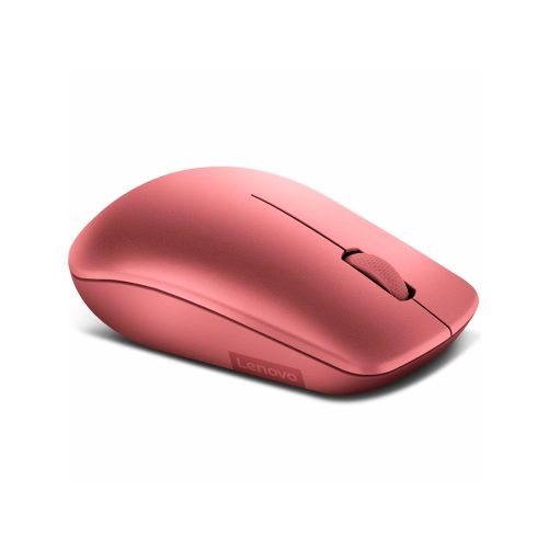 Mouse Lenovo 530 Inalambrico/Diseño Ambidextro/Sensor Optico/1200 Dpi/Color Rojo Cereza.