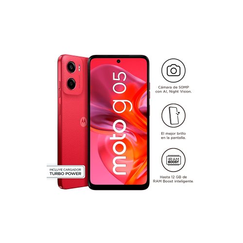 SMARTPH MOTO G05 4GB 128GB ROJ