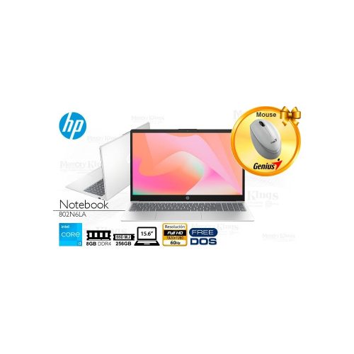 LAPTOP Core i3 N305 HP 15-FD0004la 8|256|15.6" grafica Intel UHD