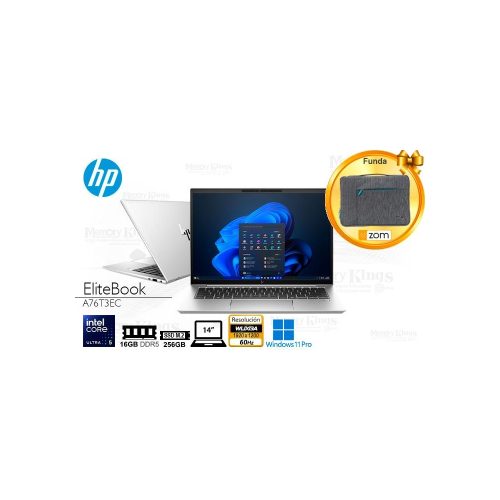 LAPTOP Core Ultra 5 135U HP EliteBook 840 G11 16|256|14" grafica Intel UHD, W11PRO