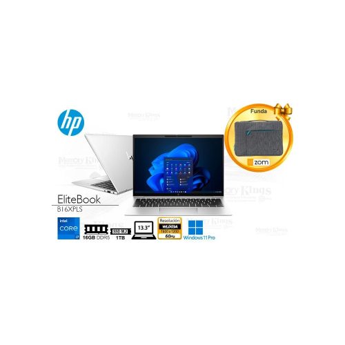 LAPTOP Core i7-1355U HP EliteBook 830 G10 16|1TB|13.3" grafica Intel Iris Xe, W11PRO