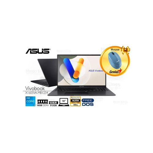 LAPTOP Core i5 13420H ASUSA Vivobook 16 X1605VA-MB1234 16|512|16" grafica Intel