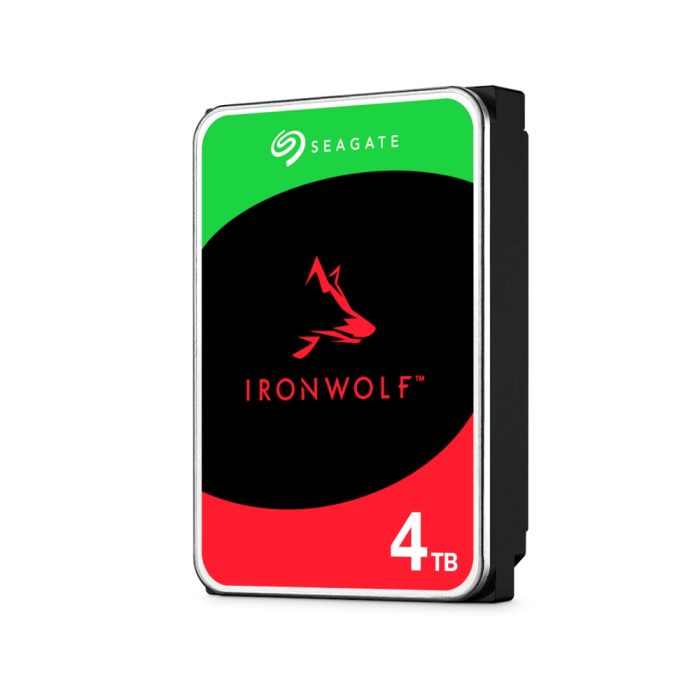 Disco Duro Seagate Ironwolf Nas St4000Vn006, 4Tb, Sata 6Gb/S, 5400Rpm, 256Mb Cache, 3.5"