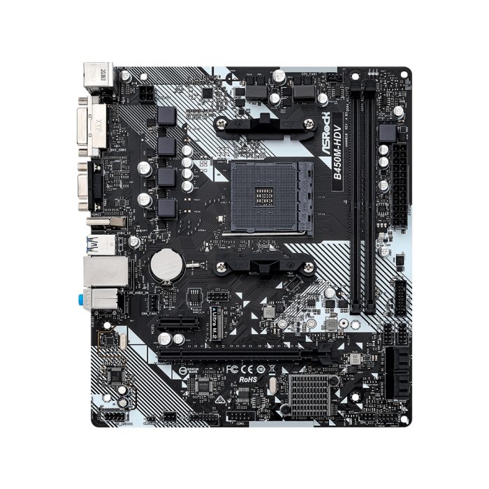 Motherboard ASROCK B450M-HDV R4.0, Chipset AMD B450, Socket AMD AM4, mATX