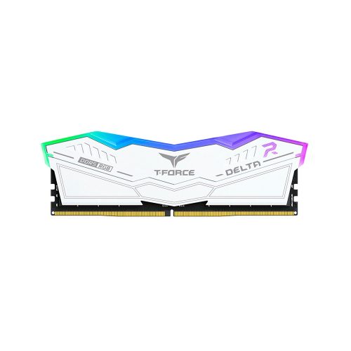 Memoria TEAMGROUP DELTA RGB DDR5 BLANCO, 32GB DDR5-6000MHz, PC5-48000, CL38, 1.35V
