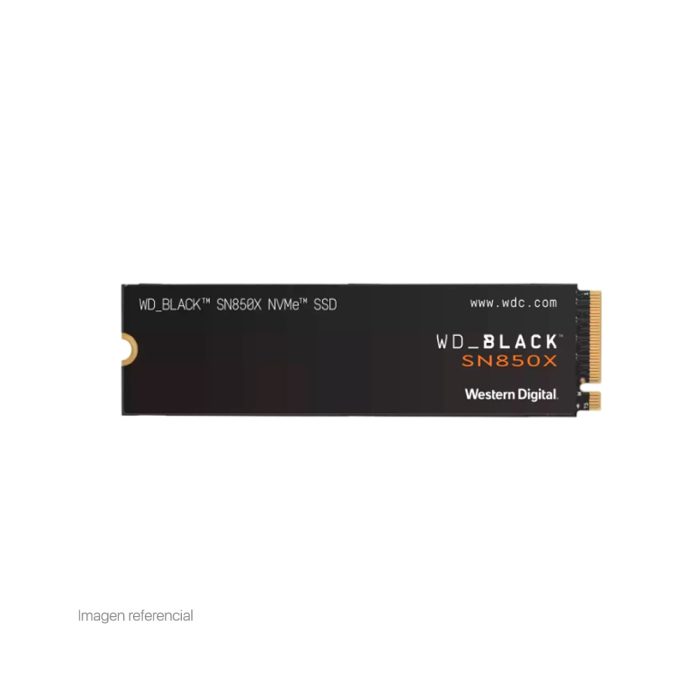 Unidad en estado solido Western Digital Black SN850X NVMe 1TB, M.2 2280, PCIe Gen 4.0 x4.