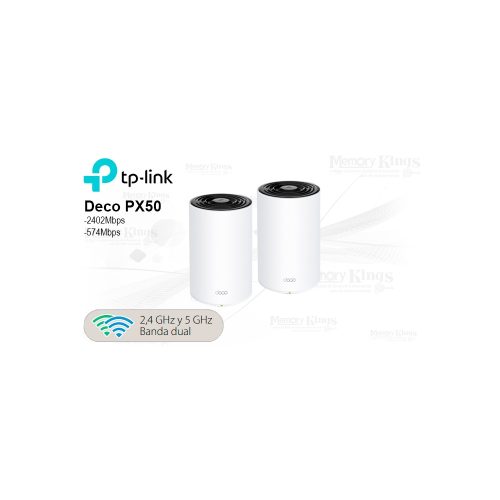 Router TP-Link Deco PX50 Mesh AX3000, Wi-Fi rápido, cobertura amplia, ideal para hogares grandes
