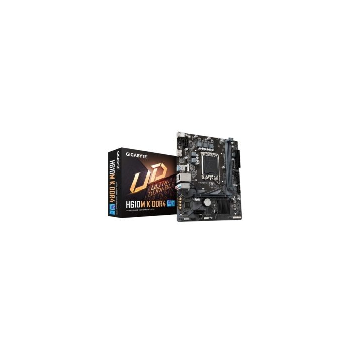 Placa Madre GIGABYTE H610M-K Micro-ATX DDR4, HDMI, Socket LGA 1700 para Intel 12ª/13ª Gen