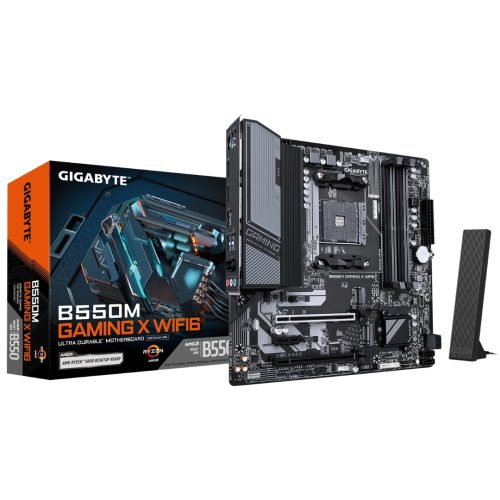 Motherboard Gigabyte B550M Gaming X con WiFi 6 y DDR4 - Rendimiento y conectividad superior