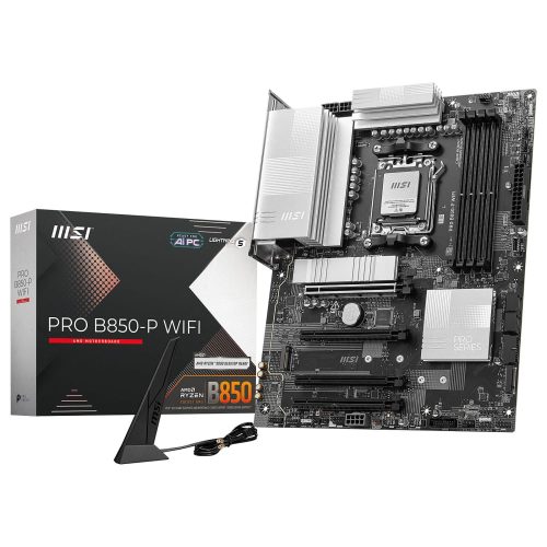 Motherboard MSI B850 GAMING PLUS WIFI ATX para Ryzen AM5, alta velocidad y conectividad avanzada