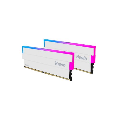 Memoria RAM Biwin Opal DW100 RGB 64GB (2x32GB) DDR5-6000MHz CL30, Blanco, Alta Velocidad