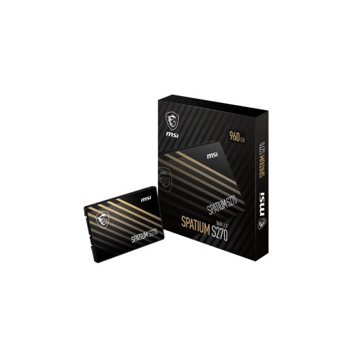 Disco sólido MSI Spatium S270 960GB SATA 2.5” - Rápido y confiable para tus necesidades de almacenamiento