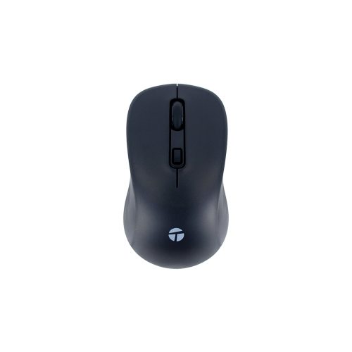 Mouse inalámbrico Teros TE-1231S, 2.4GHz y Bluetooth 5.0, 4 botones, color negro