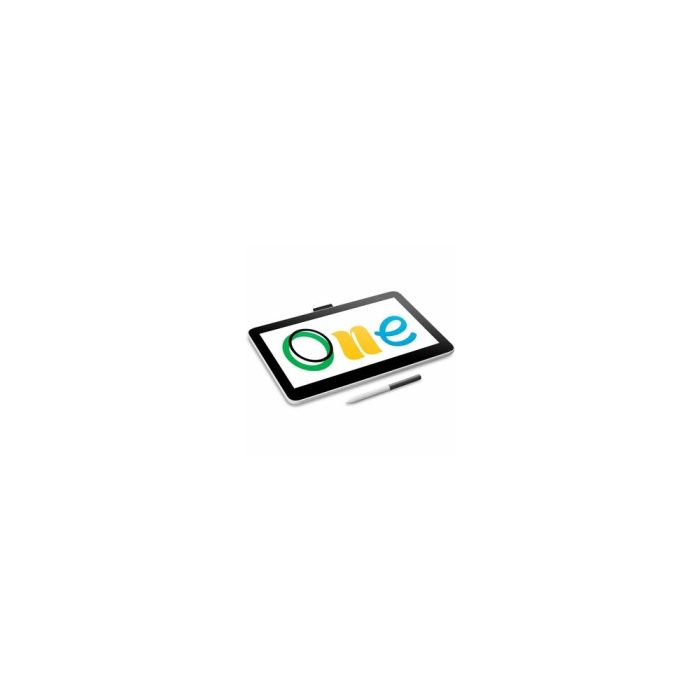Wacom One tableta gráfica 13.3" HD táctil, 4096 niveles de presión, USB, compatible con PC y Mac