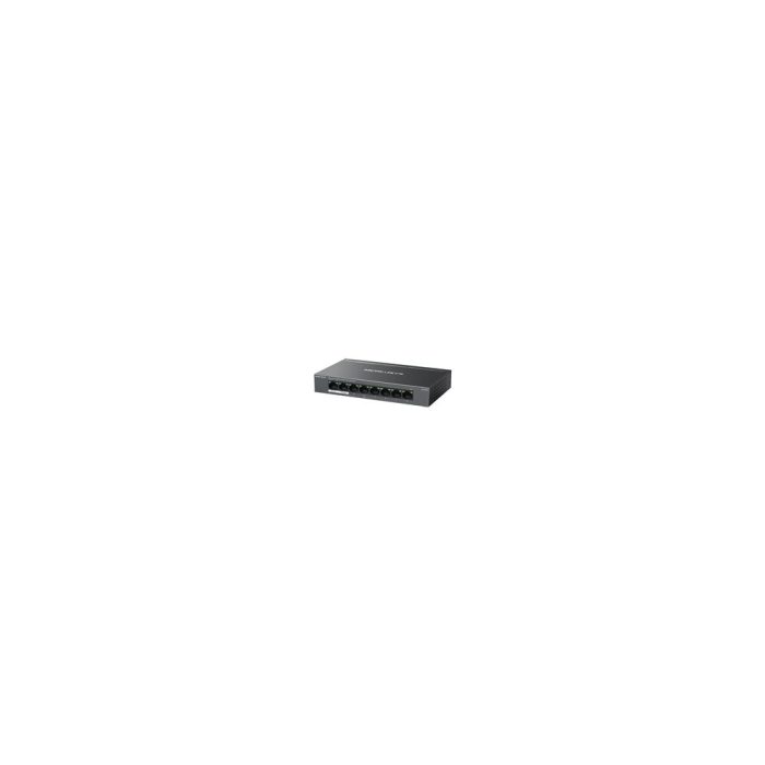 Switch Mercusys MS108GP V1, 8 puertos Gigabit PoE+, 65W de potencia, ideal para redes eficientes