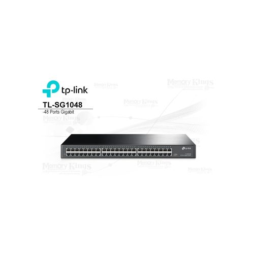Switch TP-Link TL-SG1048 Rackeable de 48 puertos Gigabit Ethernet, ideal para redes empresariales