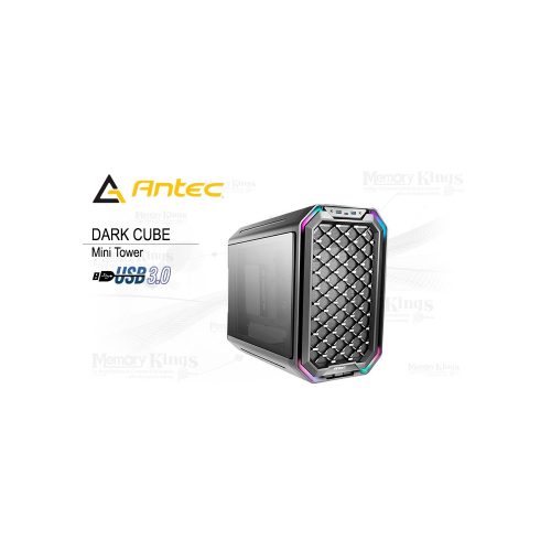 Estuche Mini Tower Antec Dark Cube Negro - Diseño Compacto y Moderno para Gaming