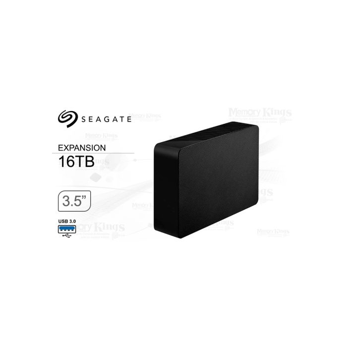 Disco duro externo Seagate Expansion de 16TB - Almacenamiento rápido y fiable para tu escritorio