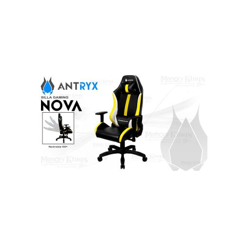 Silla gaming ANTRYX Nova en color amarillo - Comodidad y estilo para tus sesiones de juego