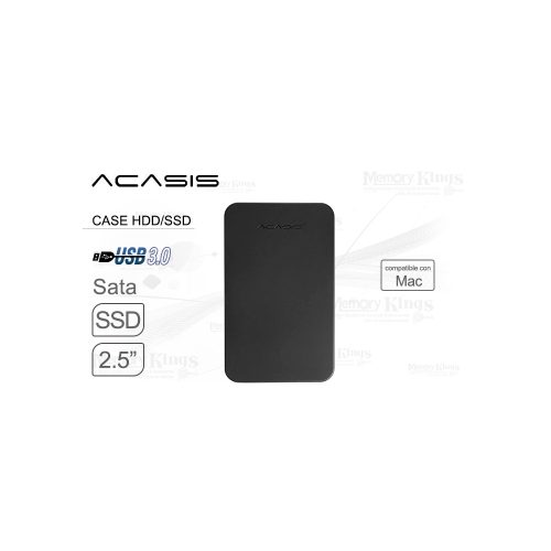 Caja externa ACASIS 2.5" SATA a USB 3.0 para HDD/SSD - compatible con PC y Mac, ligera y portátil