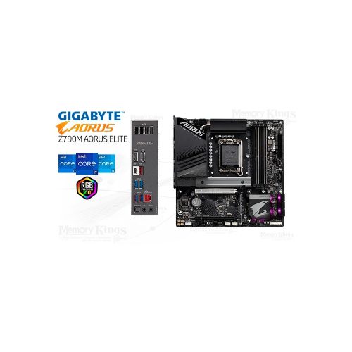 Placa base Gigabyte Z790M AORUS Elite WiFi D5 - Rendimiento superior, conectividad avanzada y diseño compacto