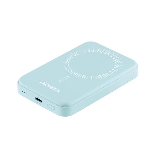 Batería externa ADATA 5000 mAh magnética azul - Carga rápida y portátil para dispositivos móviles