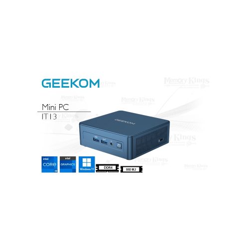 Mini PC GEEKOM IT13, Intel Core i9-13900HK, 32GB RAM, 1TB SSD, Gráficos UHD, Windows 11 Pro