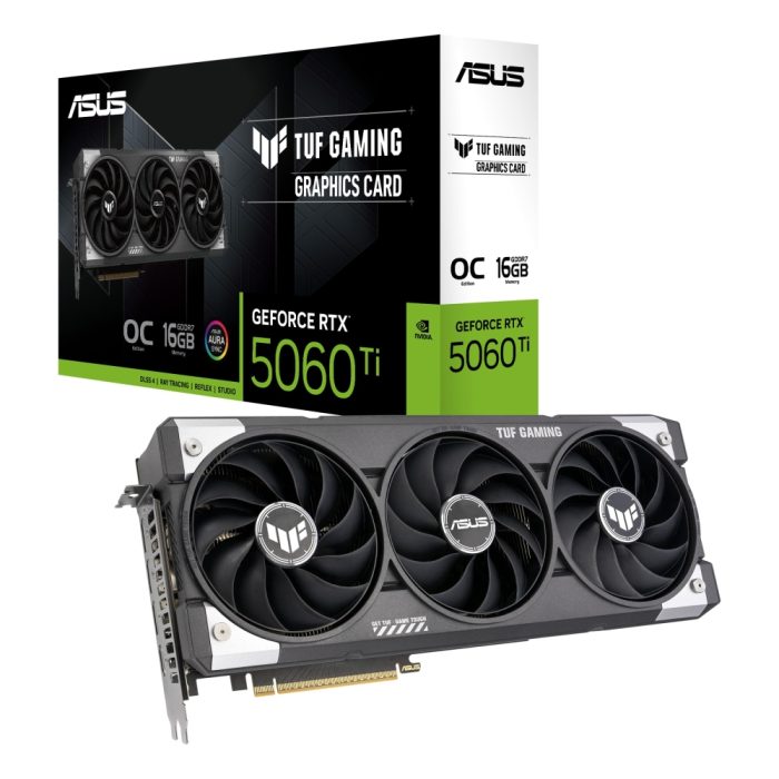 Tarjeta de Video ASUS RTX 5060 TI 16GB - Rendimiento Superior para Gaming y Creación de Contenido