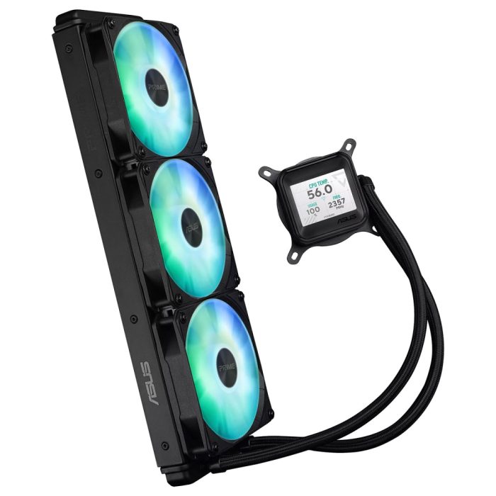 Cooler líquido Asus Prime LC 360 ARGB, refrigeración 360mm con RGB, mejor rendimiento y estilo