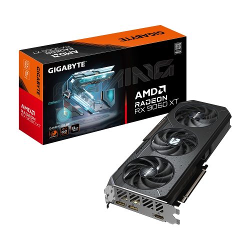 Tarjeta gráfica Gigabyte Gaming OC Radeon RX 9060 XT 8GB GDDR6 - Velocidad 3320MHz