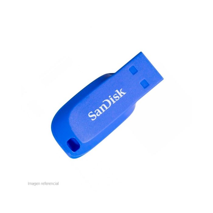 Memoria USB SanDisk Cruzer Blade 16GB - Conexión USB 2.0, compacta y rápida para almacenamiento fácil