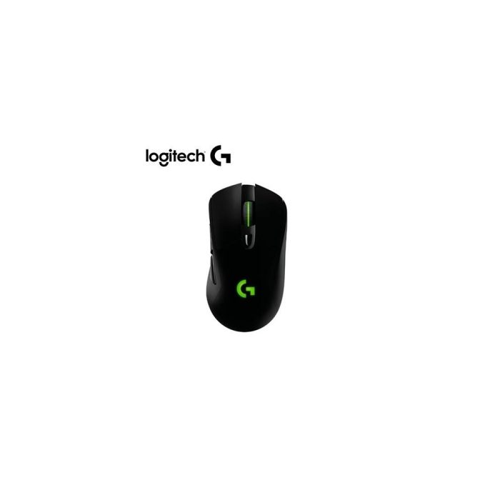 Mouse inalámbrico Logitech G703 Lightspeed negro, alto rendimiento y precisión para gamers.