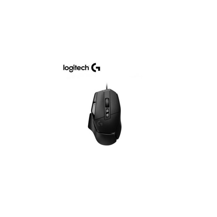 Mouse Logitech G502 X HERO, 25K DPI, con tecnología Lightforce en color negro, USB.