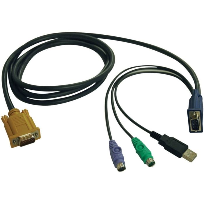 Cable KVM Eaton B020-U08/U16, conexión todo en uno, alto rendimiento y versatilidad para tus dispositivos