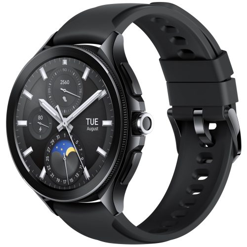 Xiaomi Watch 2 Pro, smartwatch negro con correa de fluororubber y conexión Bluetooth