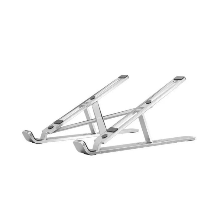 Soporte ajustable para laptop de 15.6" Game Pro WZ-401 en aluminio, diseño ergonómico y portátil