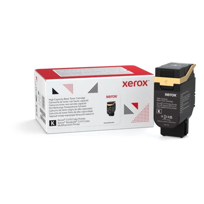 Tóner Xerox Versalink C410/C415 de alta capacidad 10.5K en color negro para impresión profesional