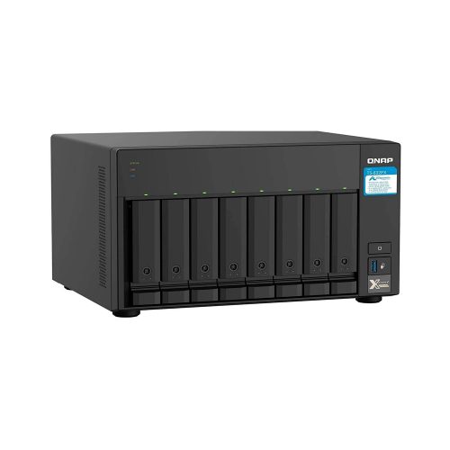Servidor NAS QNAP TS-832PX, 8 bahías SATA, 4GB RAM DDR4, ARM Cortex-A57, alto rendimiento
