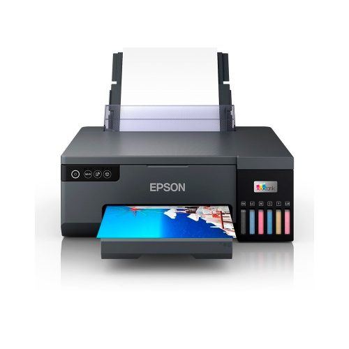 Impresora fotográfica Epson EcoTank L8050, compatibles PVC/CD/DVD, USB y Wi-Fi Direct, alta calidad