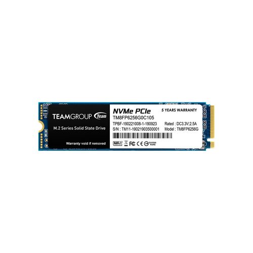 SSD TeamGroup MP33 256GB M.2 PCIe NVMe, velocidad superior y gran capacidad para mejorar tu PC