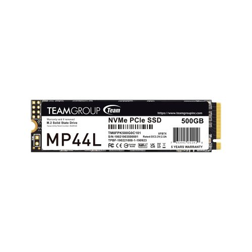 SSD TEAMGROUP MP44L 500GB M.2 PCIe 4.0 NVMe 1.4 - Rendimiento superior y velocidad extrema