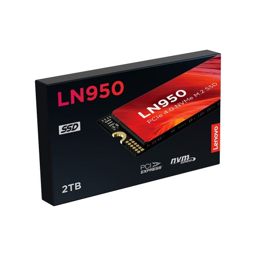 Lenovo LN950 SSD 2TB M.2 2280 PCIe Gen 4 NVMe 2.0 - Almacenamiento ultrarrápido para tu PC